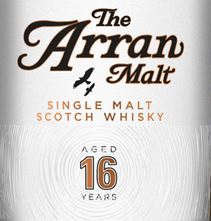 Arran 16 Years Old Label