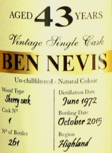 Ben Nevis 1972 (The Maltman) Label 2