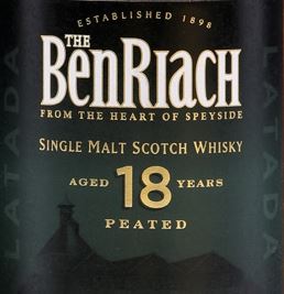 BenRiach 18 Years Old Latada Label