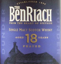 Benriach 18 Years Old Dunder Label