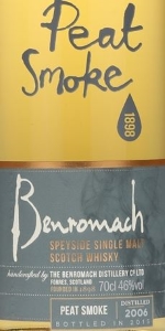 Benromach Peat Smoke 2006 Label 2