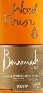 Benromach Sassicaia 2006 Label 2