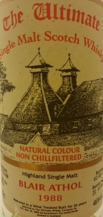 Blair Athol 1988 (van Wees 'The Ultimate') Label 3