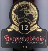 Bunnahabhain 12 Years Old Label