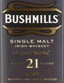 Bushmills 21YO Label NEW