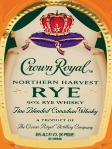 Crown Royal Northern Harvest Rye Label NEW