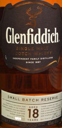 Glenfiddich 18 Years Old Small Batch Reserve Label NEW