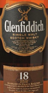 Glenfiddich 18YO Label NEW