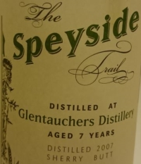 Glentauchers 2007 (Alba Import 'The Speyside Trail') Label 4