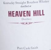 Heaven Hill 2001 Port Cask Finish Label