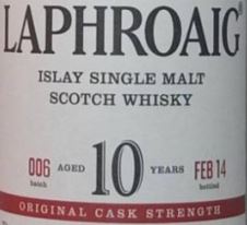 Laphroaig 10YO OCS 6 Label