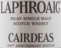 Laphroaig Cairdeas 2015 Label