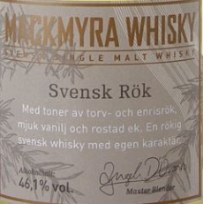 Mackmyra Svensk Rök Label 2