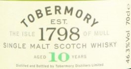 Tobernory 10YO Label NEW